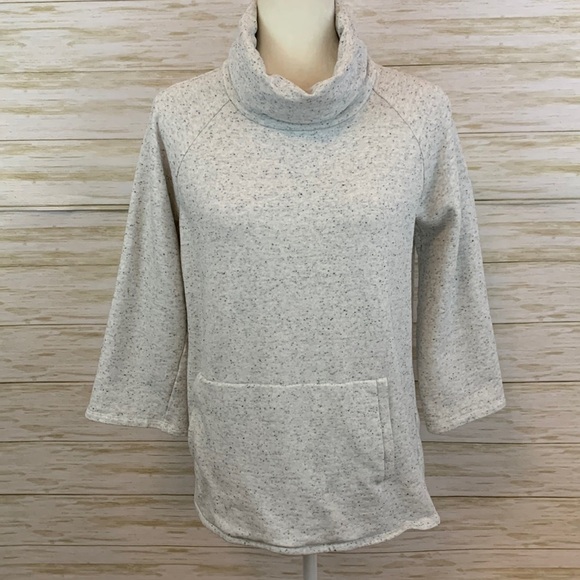 Eileen Fisher Cowl Neck Sweatshirt - Picture 1 of 8